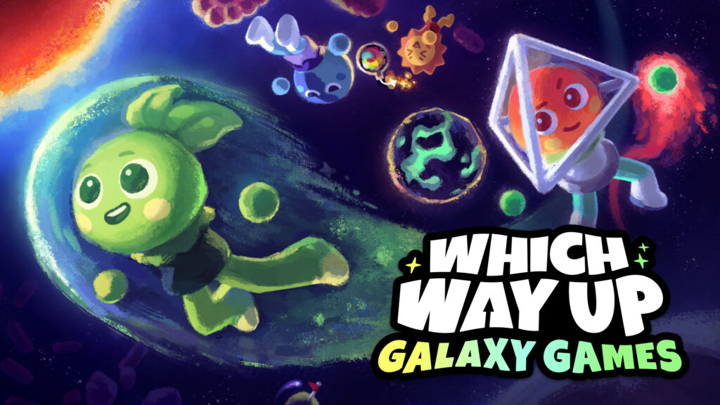 Which Way Up Galaxy Games Key Art