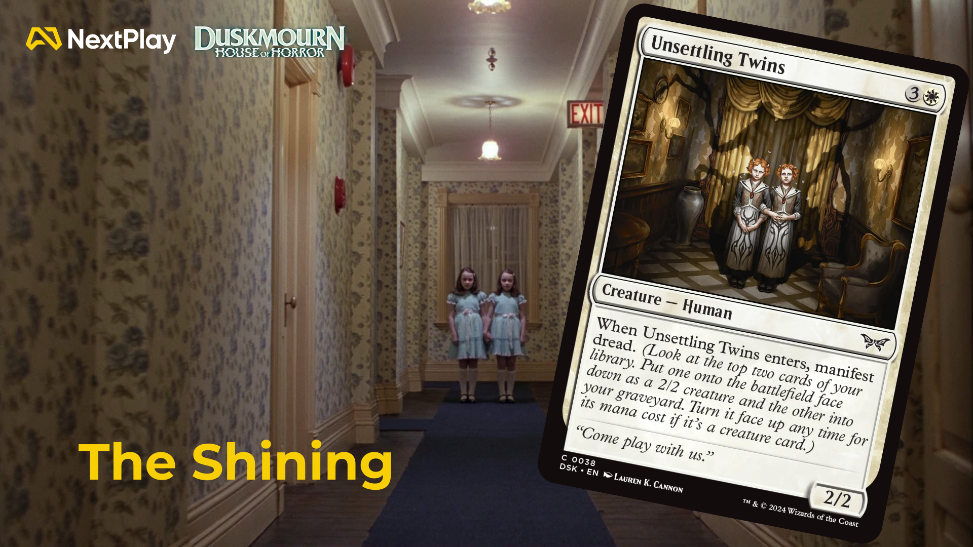 References in MTG Duskmourn - The Shining