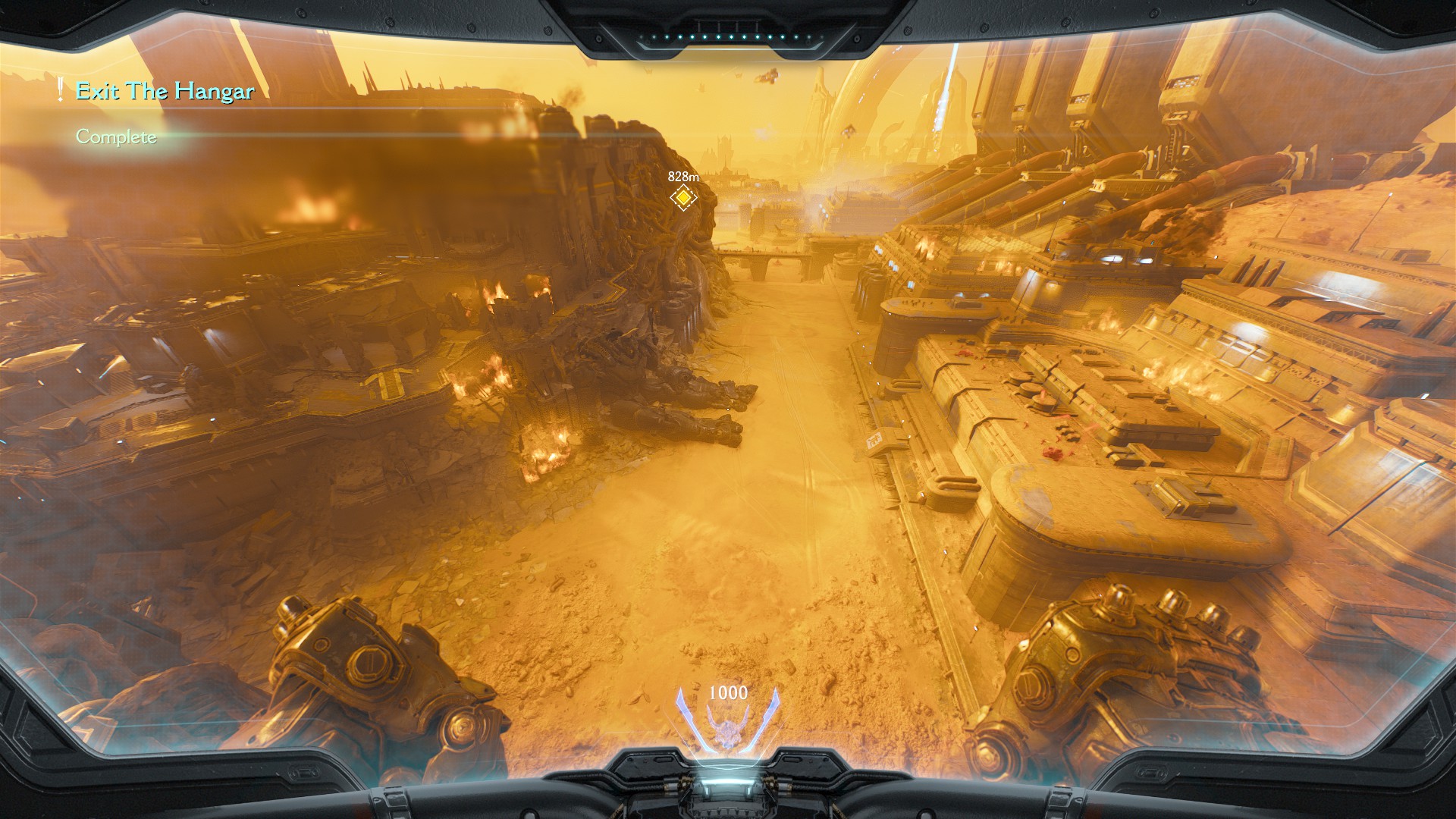 DOOM: Dark Ages A bright, desert city