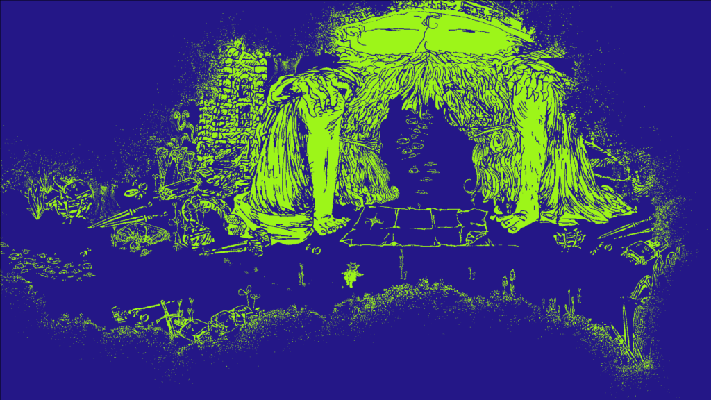 Key Fairy a green landscape 