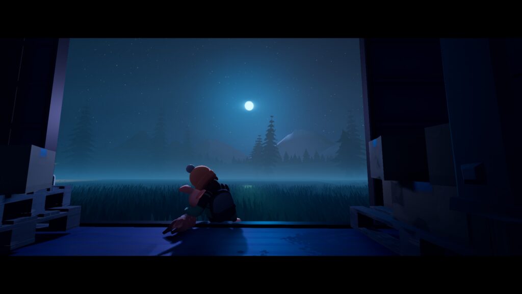 Deer & Boy review moonlight train sequence